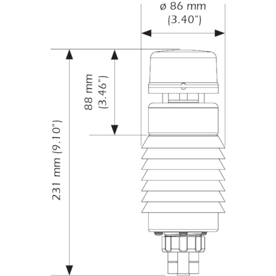 Airmar 110WXS NMEA 0183 / 2000 / RS232 AG